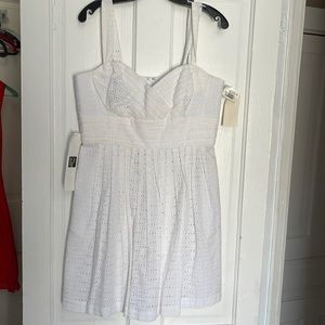 White eyelet dress-Shoshanna with tags